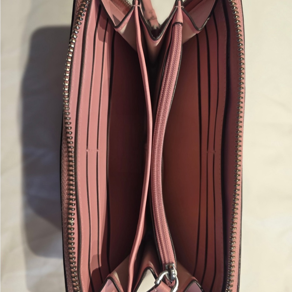Kate Spade Pink Zip Wallet - Picture 3 of 3